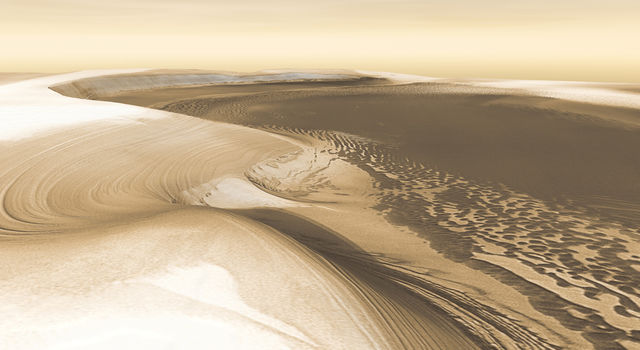 NASA Radar Finds Ice Age Record in Mars' Polar Cap