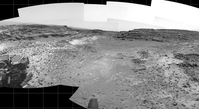 Full-Circle View Near 'Marias Pass' on Mars