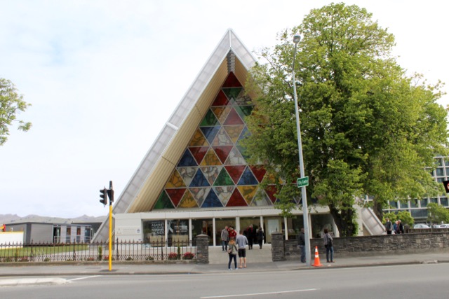 The Cardboard Cathedral in Christchurch