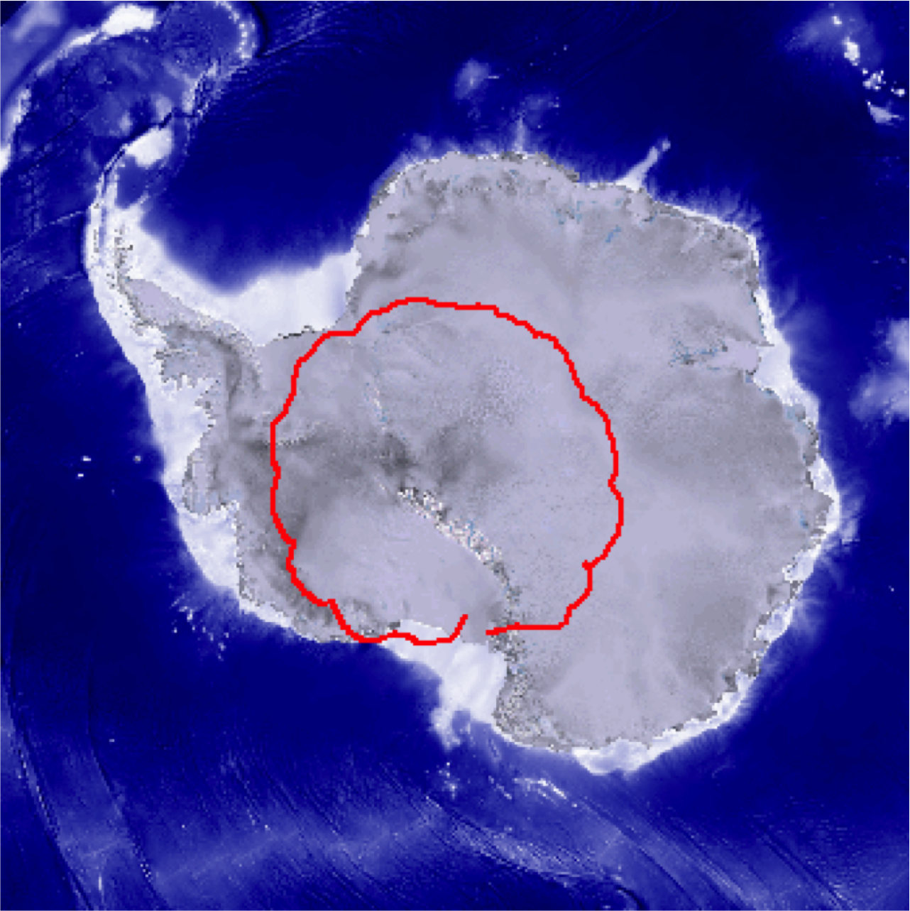 Giant Hole in Antarctica