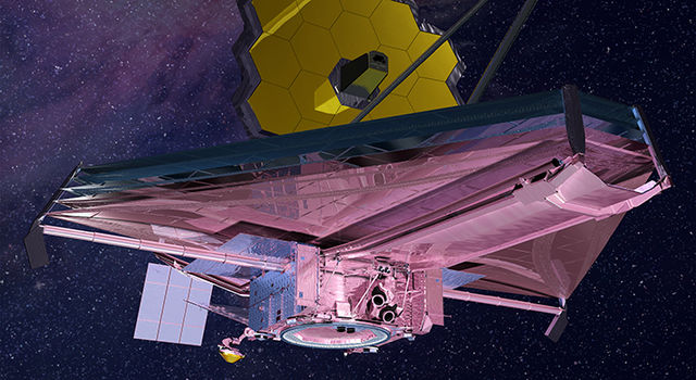 Artist's concept of the James Webb Space Telescope