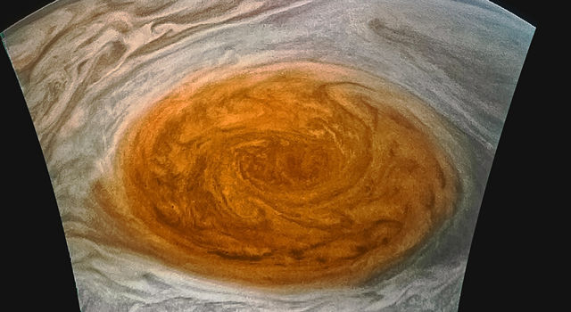 Close-up of Jupiter's Great Red Spot