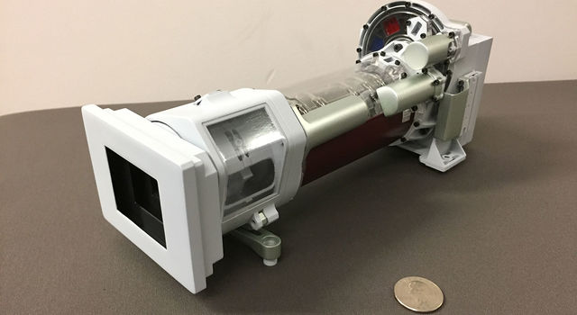 3-D printed model of Mastcam-Z