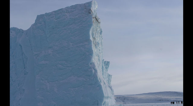 slide 2 - A large iceberg near Thule Air Base, Greenland