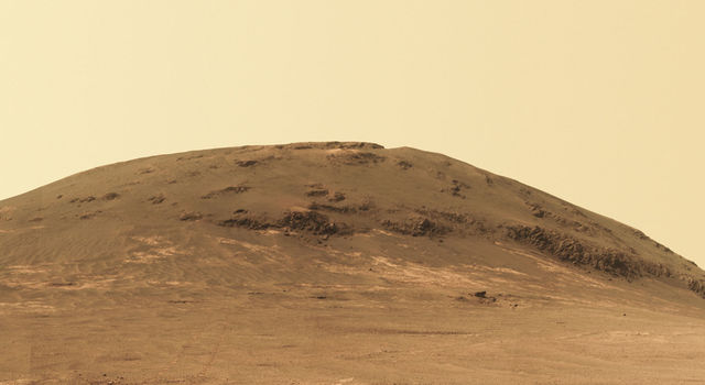 Wheel tracks from the Mars rover