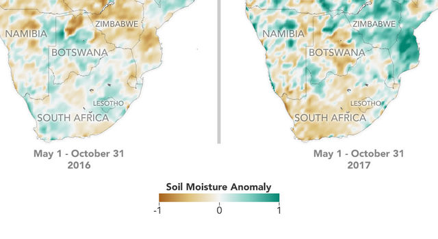 slide 2 - Data from NASA's Soil Moisture Active Passive satellite