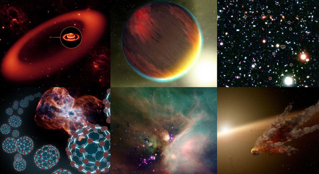 Montage of Spitzer images