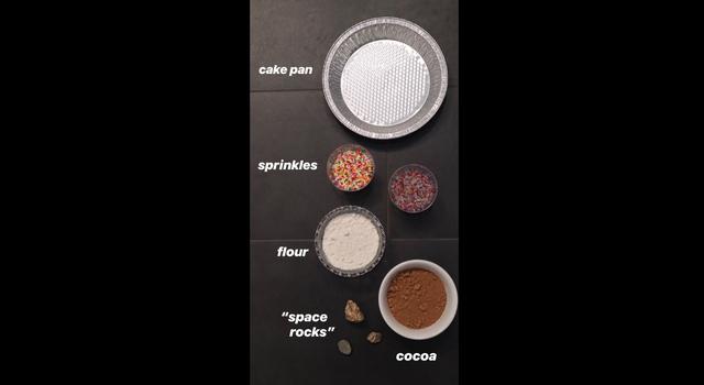 Materials for the Make a Crater activity