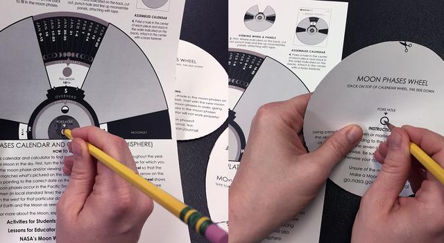 Moon Phases Calendar and Calculator Step 6 - NASA/JPL Edu