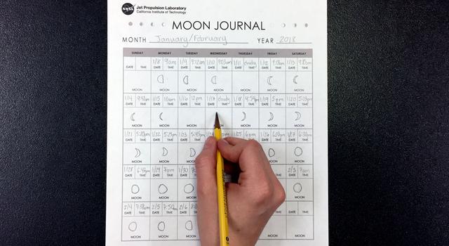 Moon Journal Activity Step 5 - NASA/JPL Edu