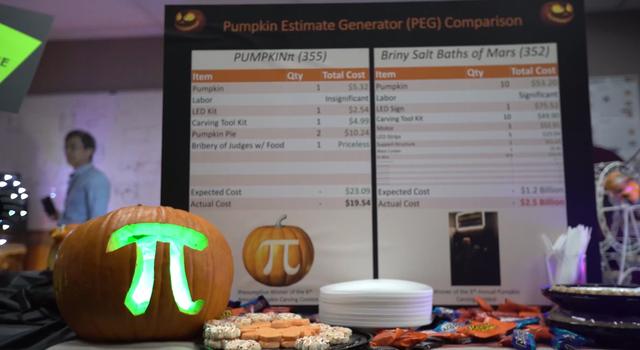 NASA/JPL Pumpkin Design Contest 2016 - Pi Pumpkin