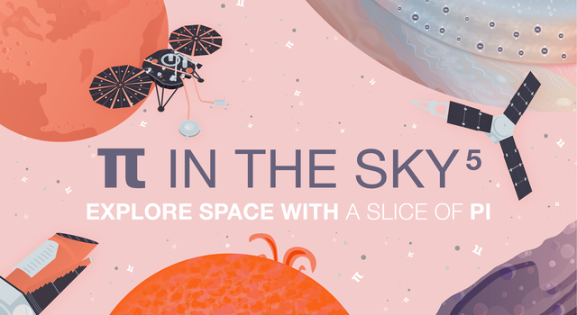 Pi in the Sky 5 Graphic - NASA Pi Day Challenge 2018