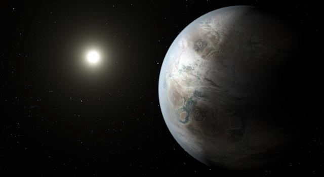 Illustration of Kepler 452b